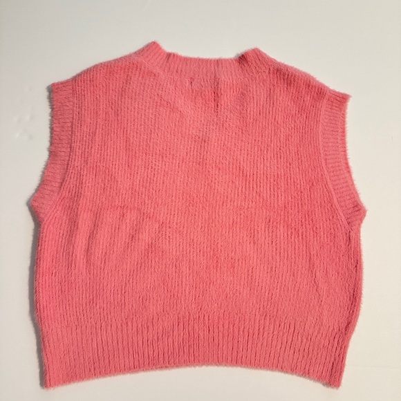 Vintage Charm Pink Sweater Vest Size Small - Picture 8 of 10